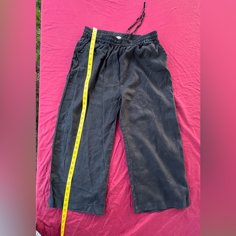 Eccupper Black Elastic Waist Pants